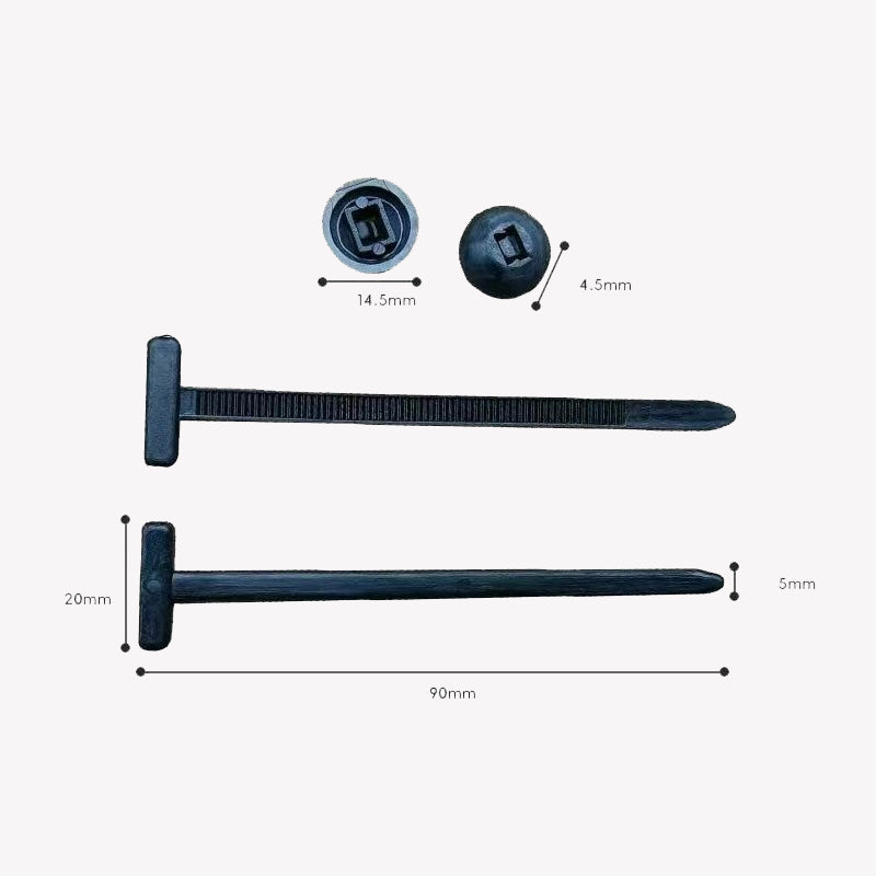 Universal kabelbinderspenne i nylon